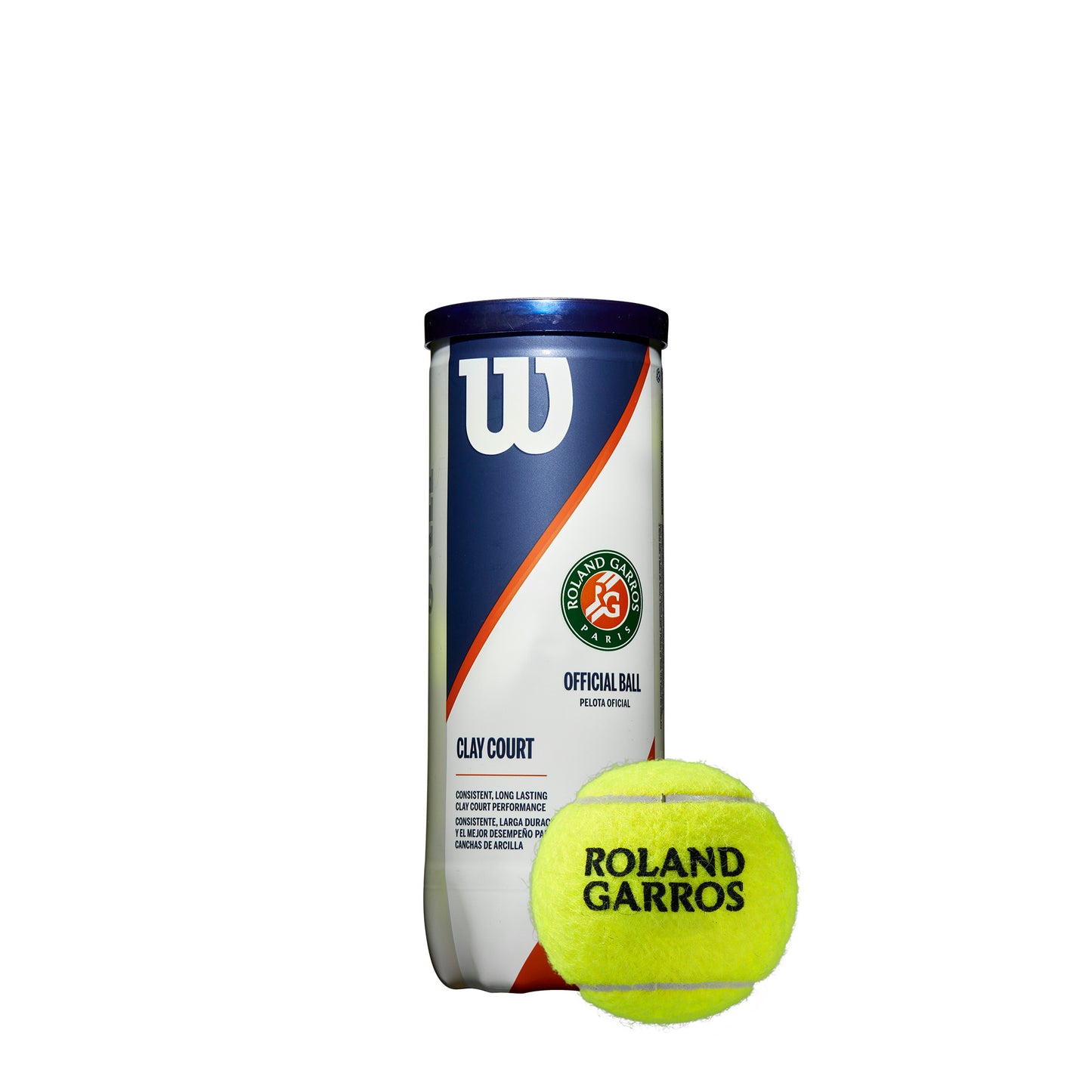 ROLAND GARROS CLAY COURT 3-BALL 24 CAN CASE TENNIS BALLS