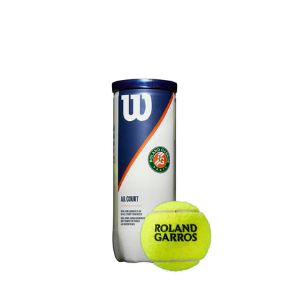 ROLAND GARROS ALL COURT 3-BALL 24 CAN CASE TENNIS BALLS