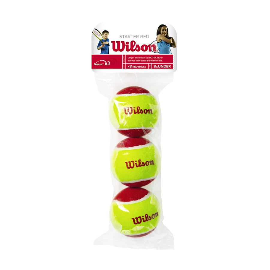 STARTER 3-BALL PACK TENNIS BALLS - WilsonME