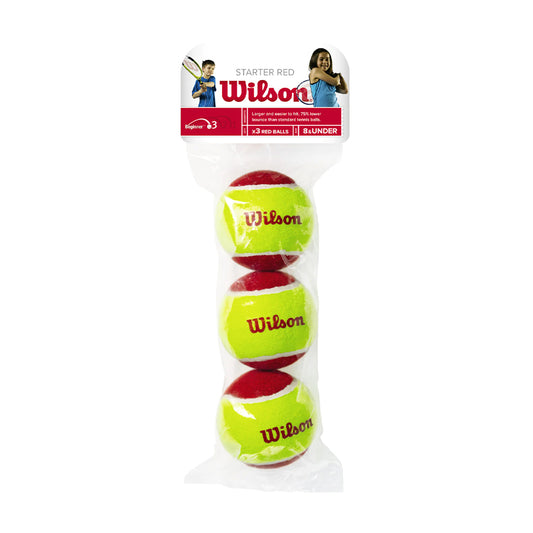 STARTER 3-BALL PACK TENNIS BALLS - WilsonME