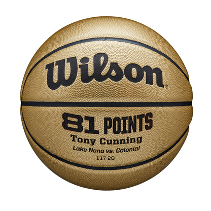 Wilson Gold Basketball