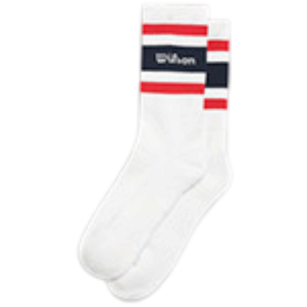 Wilson Retro Crew Socks featuring classic design and cushioned comfort