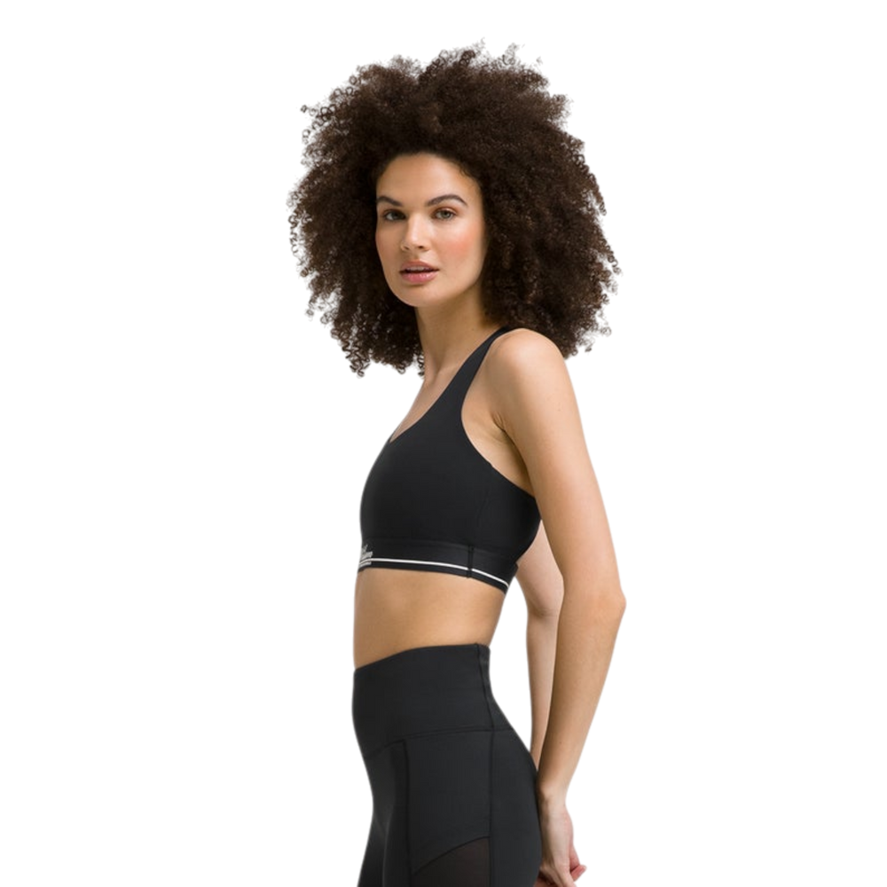 Doubles Racerback Bra - Black