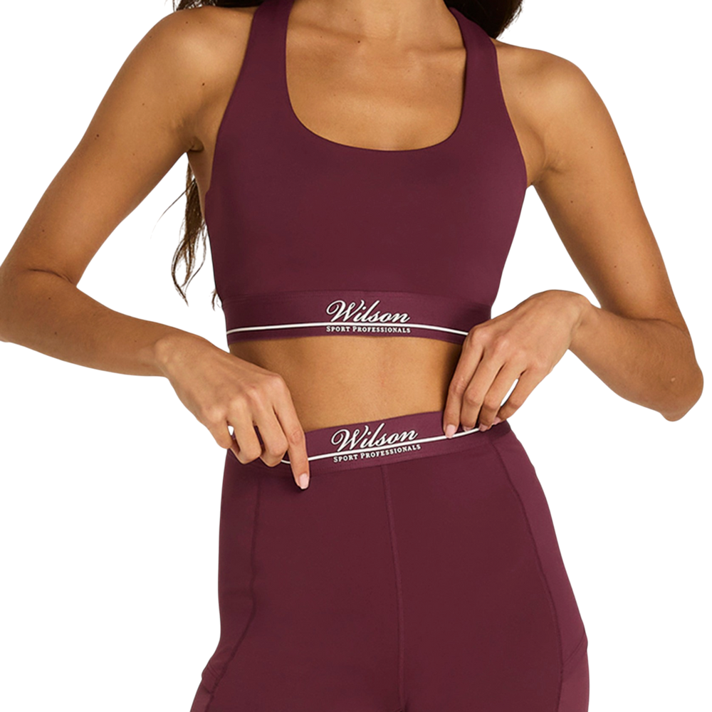 Wilson Women's High-Waist Shorts featuring comfortable support and modern styling