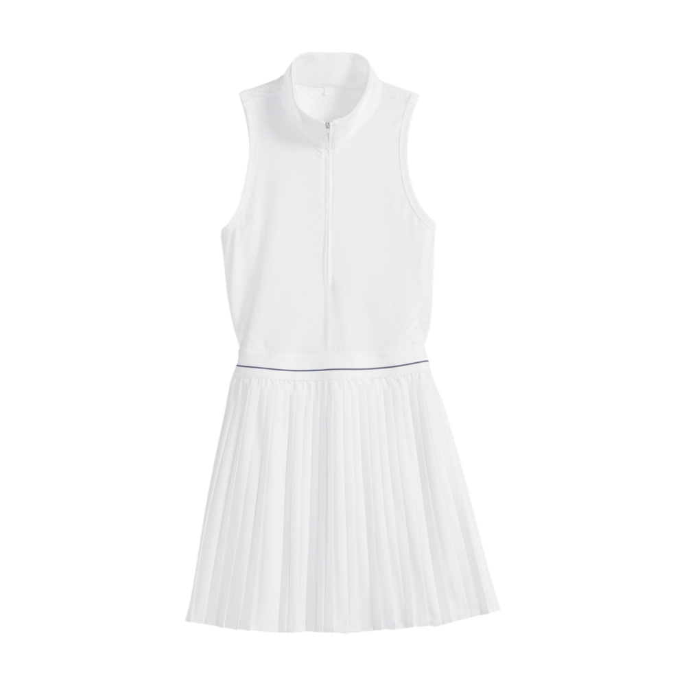 Wilson Tennis Dress in Bright White with lightweight athletic design