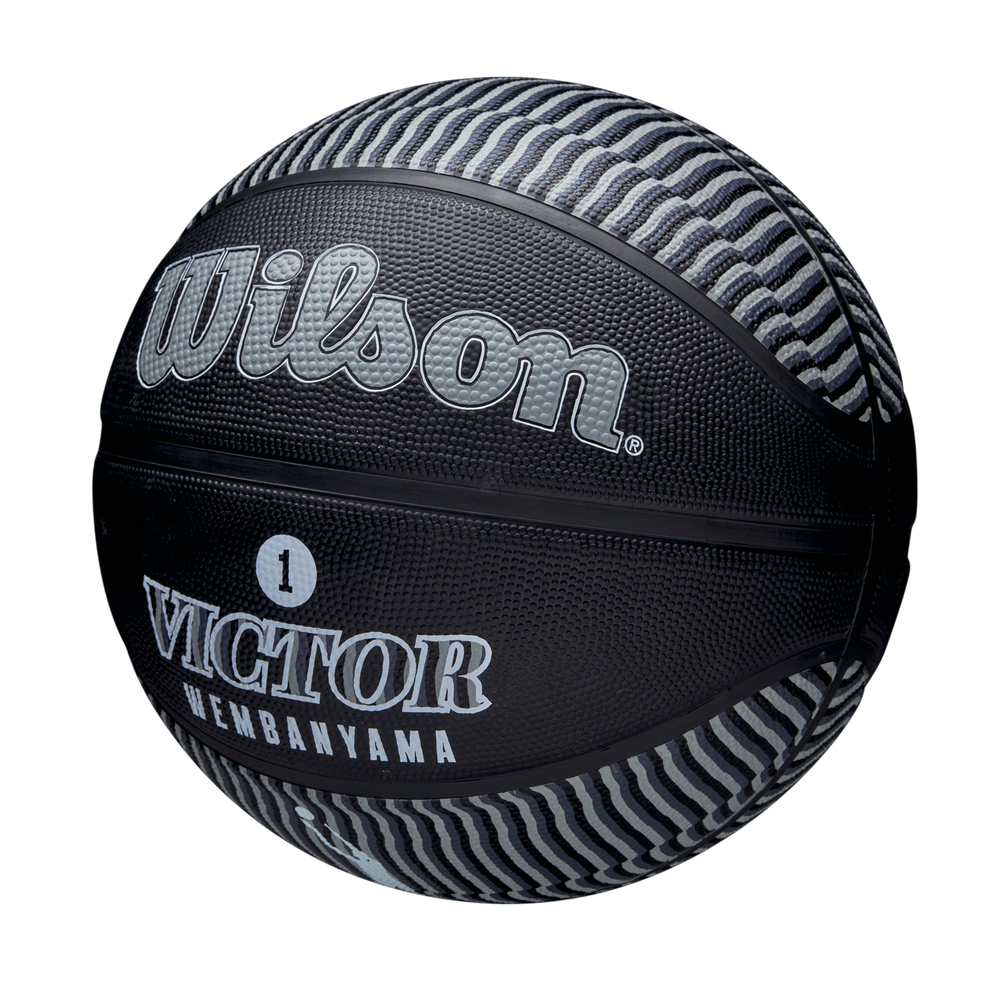 Wilson NBA Player Icon Outdoor Basketball featuring Victor Wembanyama graphics