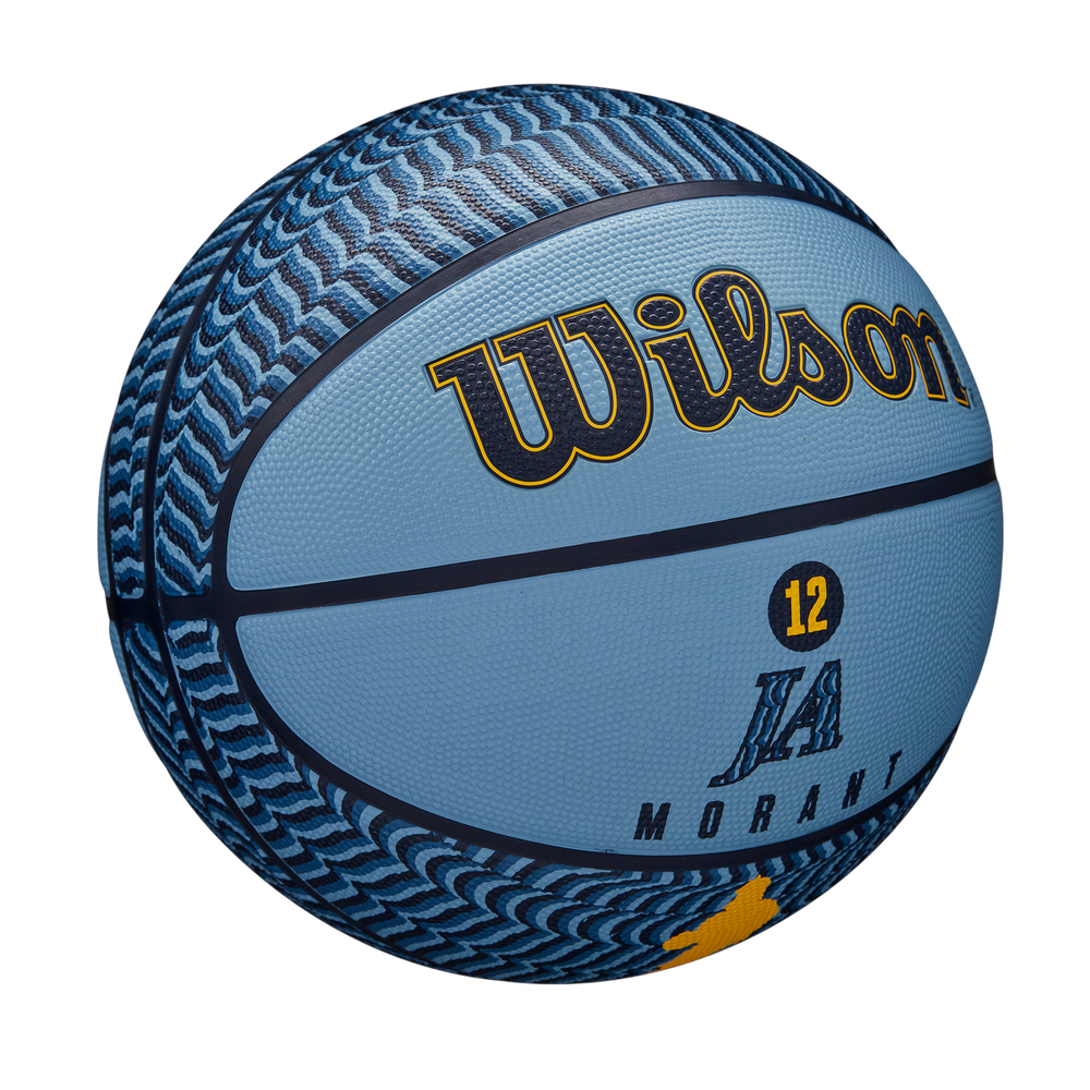 Wilson NBA Player Icon Outdoor Basketball featuring Ja Morant graphics