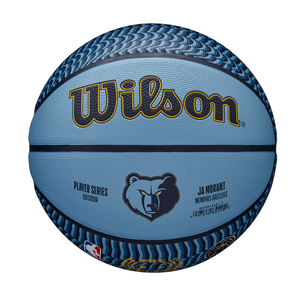 Wilson NBA Player Icon Outdoor Basketball featuring Ja Morant graphics