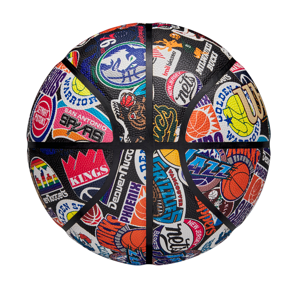 Wilson NBA All Team Retro Basketball with classic NBA-inspired design