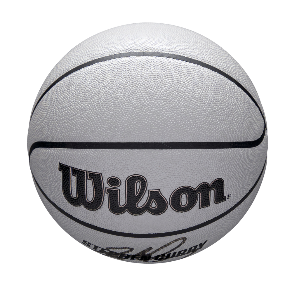Wilson NBA Player Icon UV Basketball featuring Stephen Curry graphics