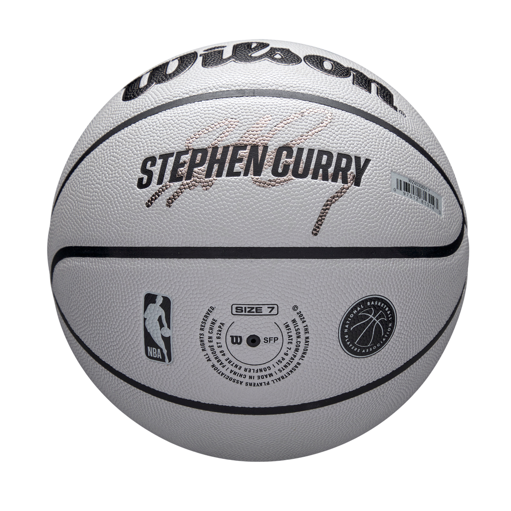 Wilson NBA Player Icon UV Basketball featuring Stephen Curry graphics