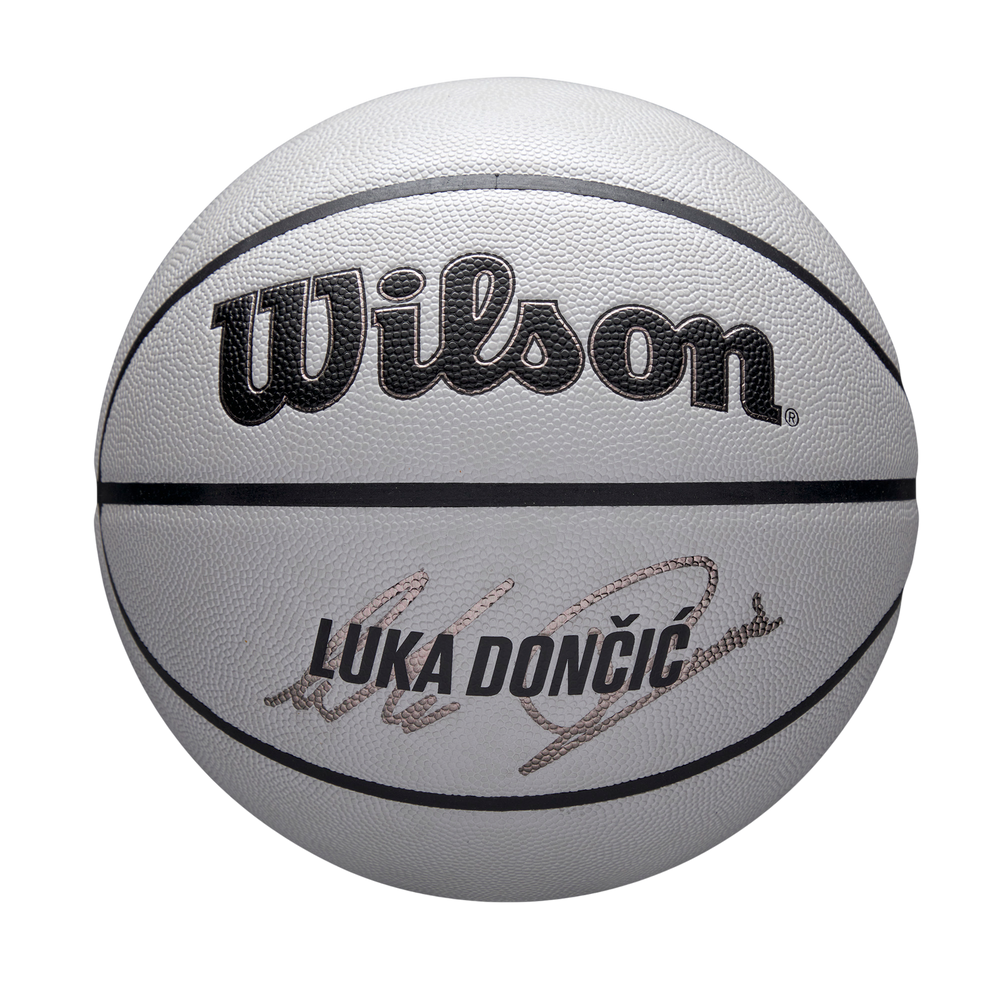 Wilson NBA Player Icon UV Basketball featuring Luka Doncic graphics