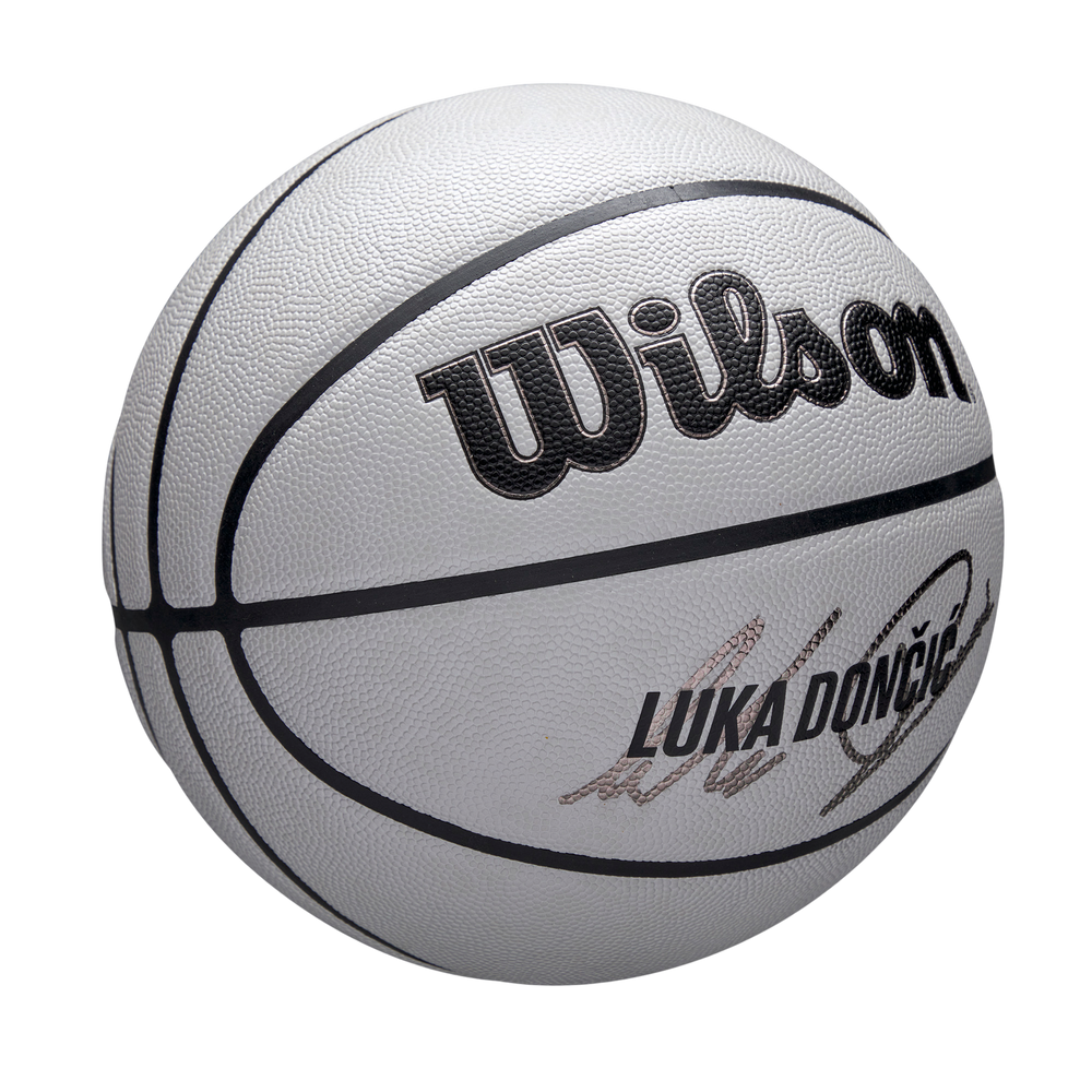 Wilson NBA Player Icon UV Basketball featuring Luka Doncic graphics