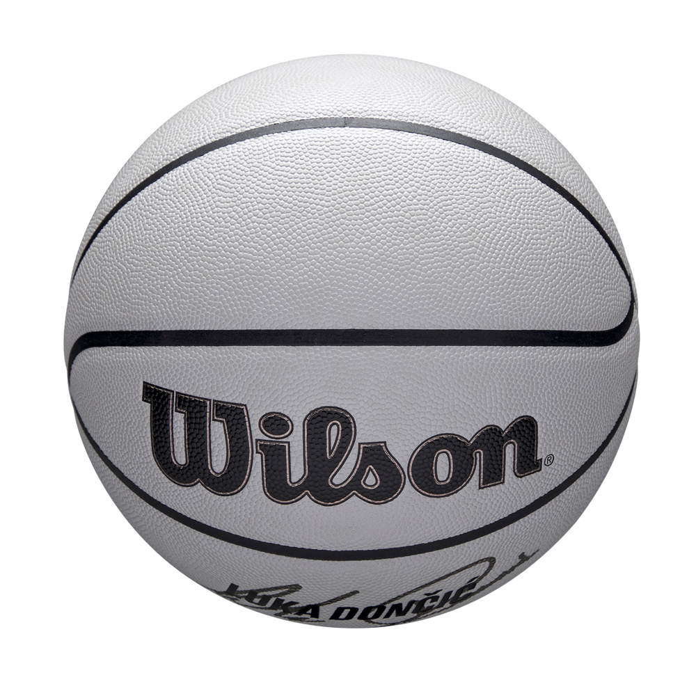 Wilson NBA Player Icon UV Basketball featuring Luka Doncic graphics
