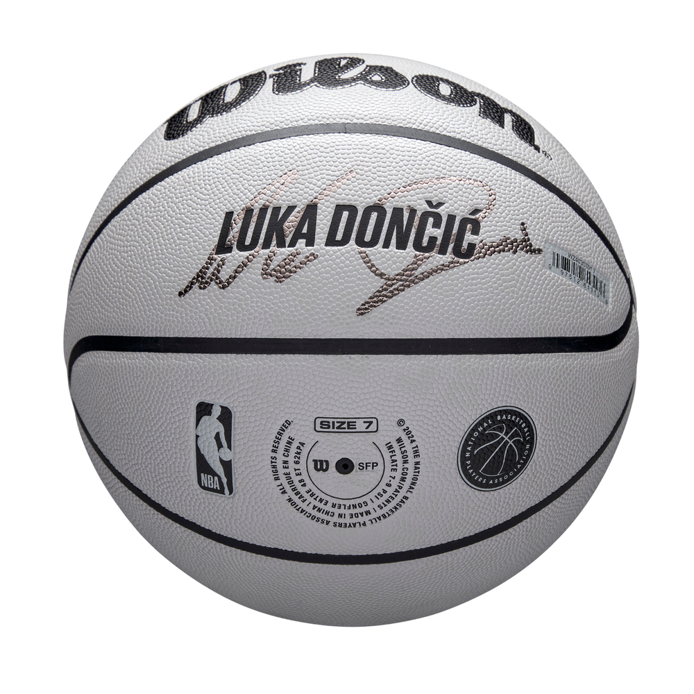 Wilson NBA Player Icon UV Basketball featuring Luka Doncic graphics