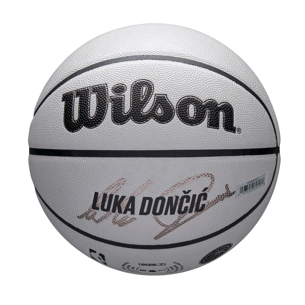 Wilson NBA Player Icon UV Basketball featuring Luka Doncic graphics