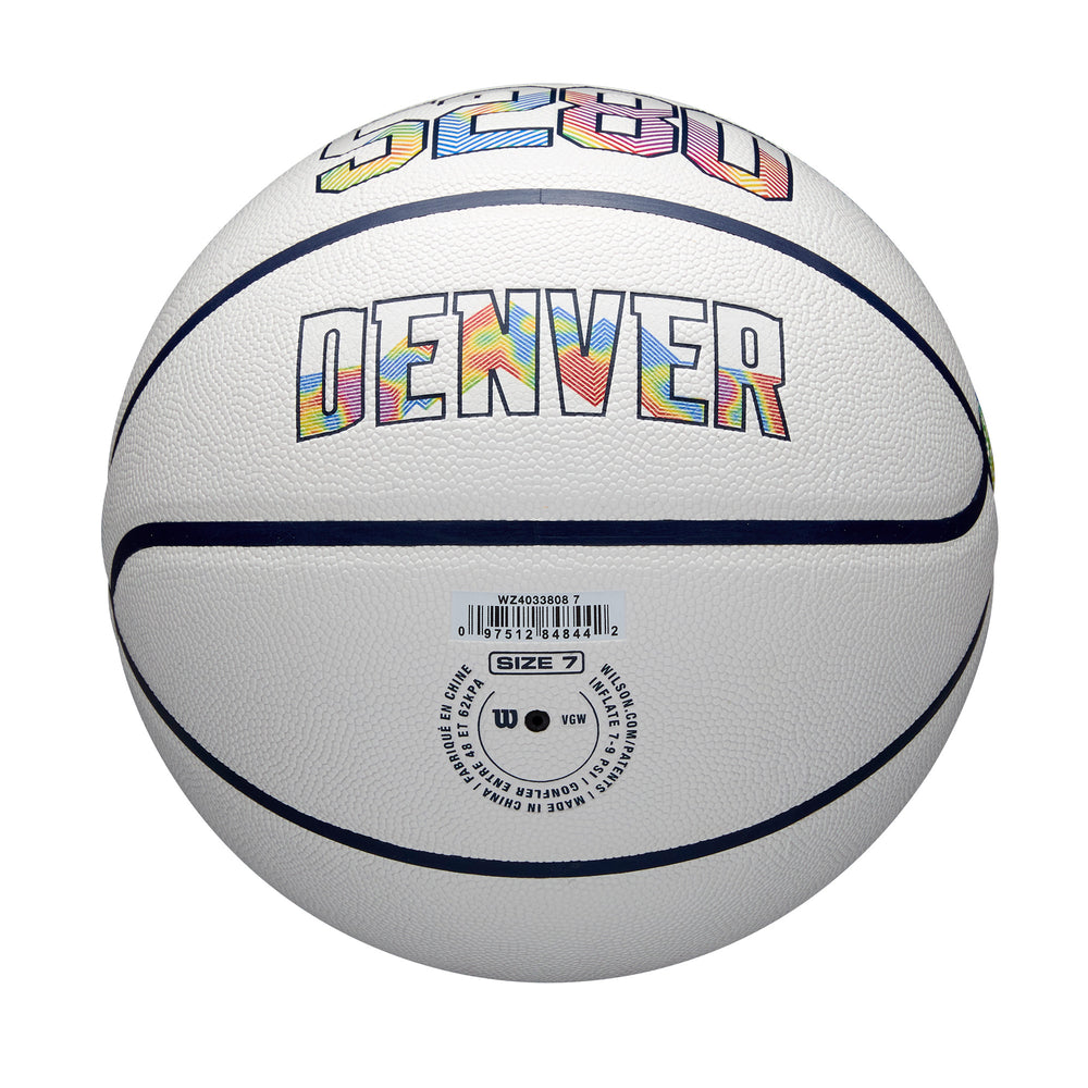 NBA Team City Collector Basketball  Denver Nuggets