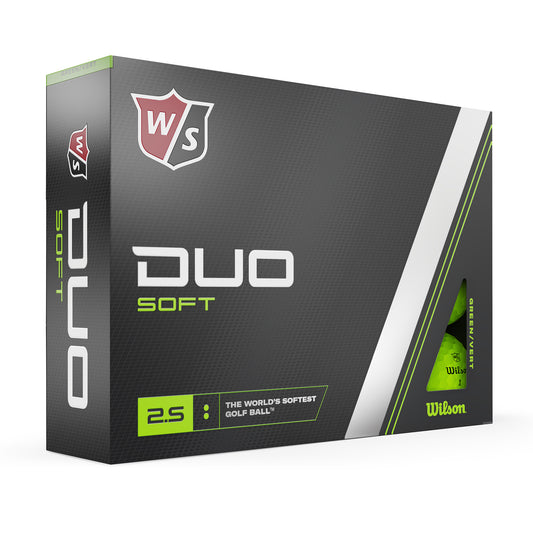 Wilson Staff Duo Soft Golf Ball, Pack of 12, Green