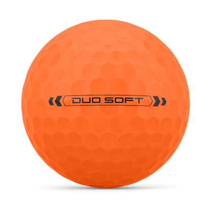 Wilson Staff Duo Soft Golf Ball, Pack of 12, Orange