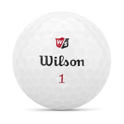 Wilson Staff Duo Soft Golf Ball, Pack of 12, White