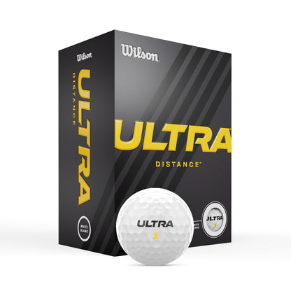 Wilson Ultra Distance Golf Ball, Pack of 24, White