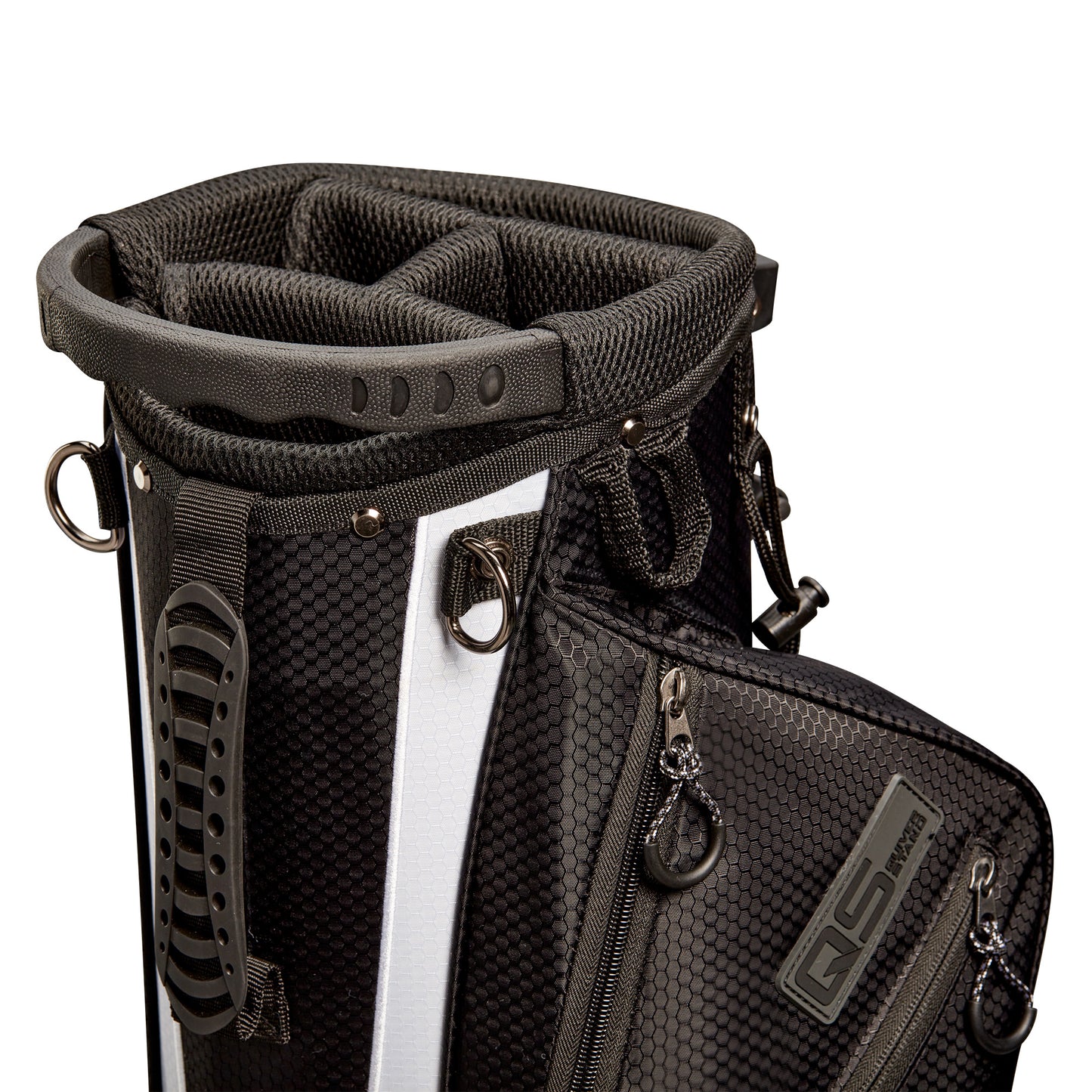 Wilson Staff QS Golf Stand Bag, Black/White