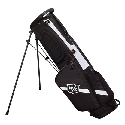 Wilson Staff QS Golf Stand Bag, Black/White