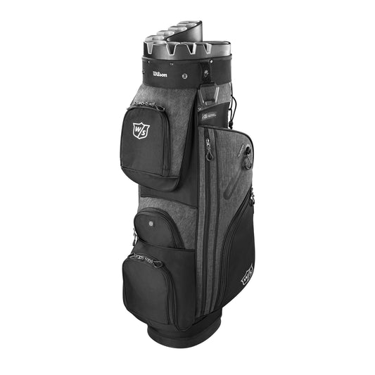 Wilson Staff I-Lock 3 Golf Bag Cart, Black/Charcoal