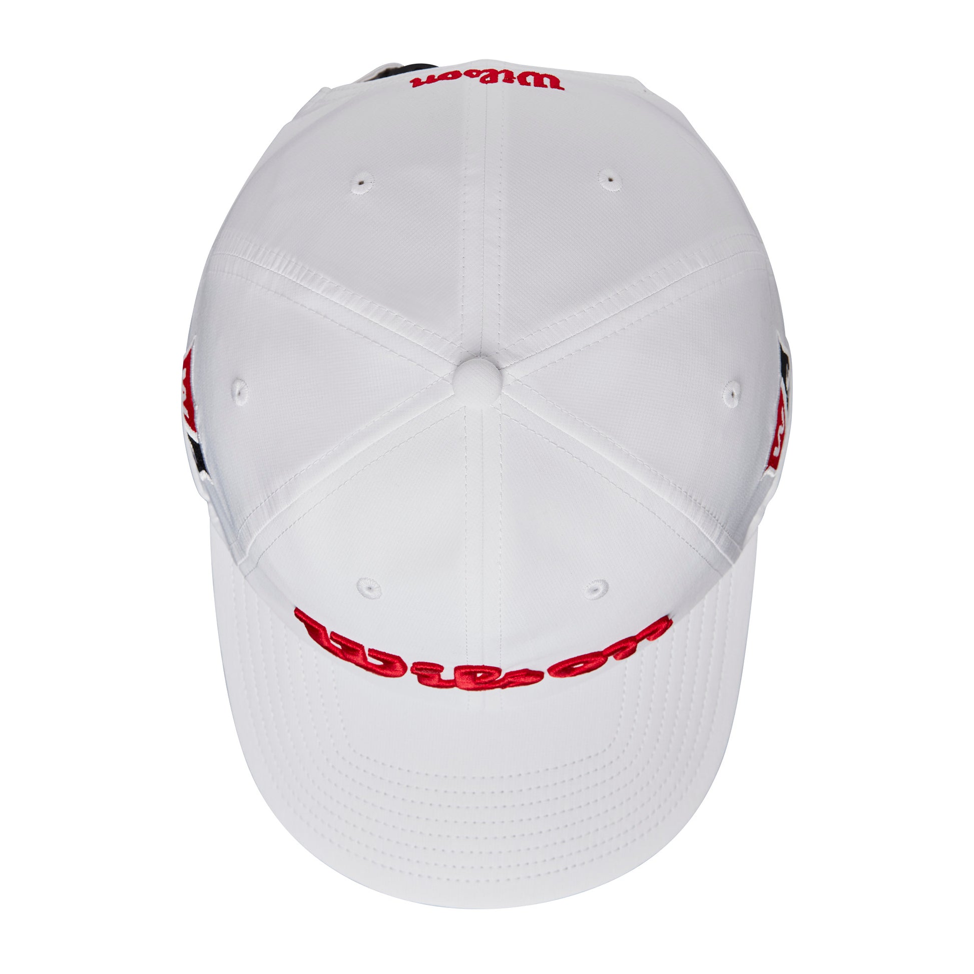 Wilson Wilson Pro Golf Tour Hat, White/Red
