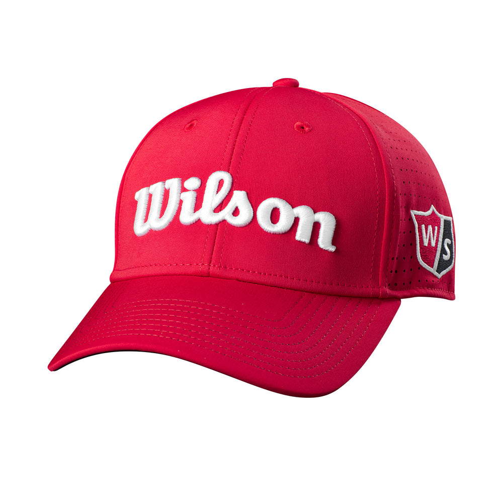PERFORMANCE MESH GOLF CAP - RED - WilsonME