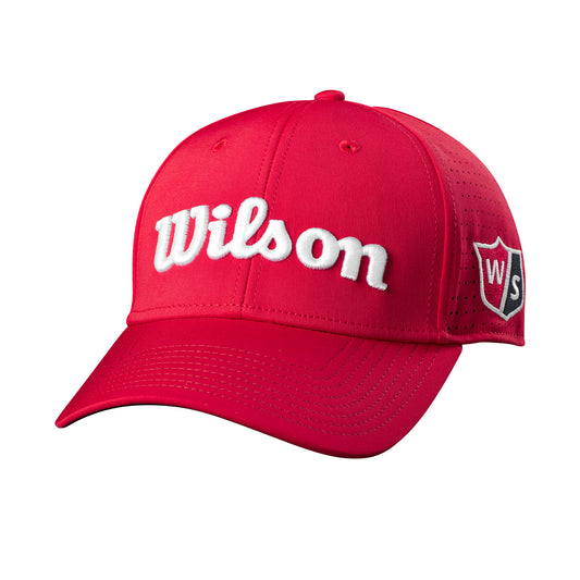 PERFORMANCE MESH GOLF CAP - RED - WilsonME