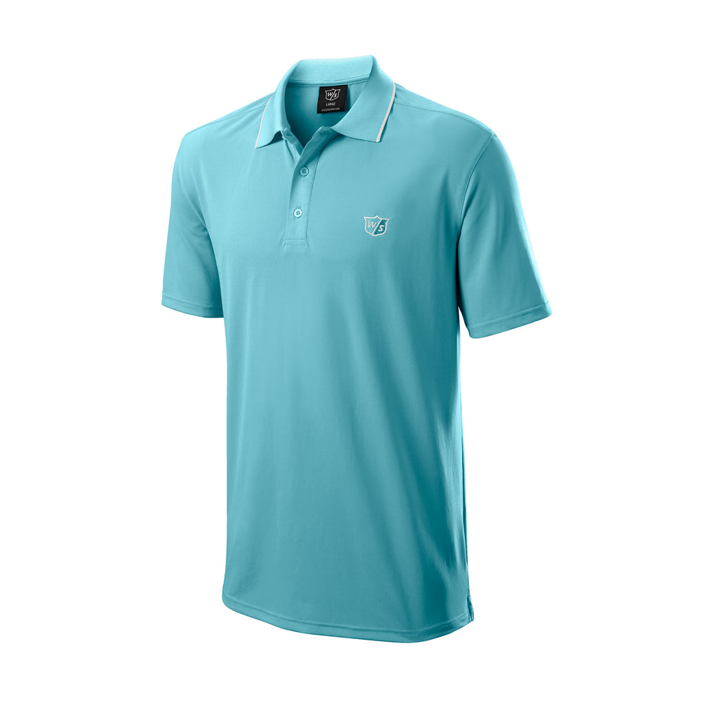 Wilson Men Classic Golf Polo, Light Blue