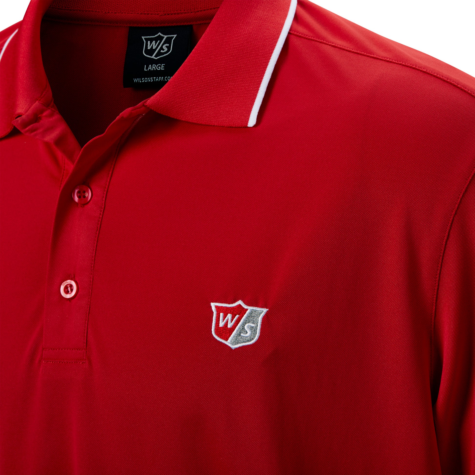 Wilson Men's Classic Golf Polo, Red