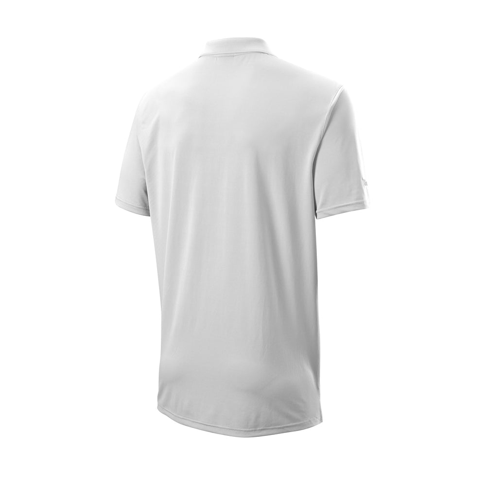 MEN'S CLASSIC GOLF POLO - WHITE - WilsonME