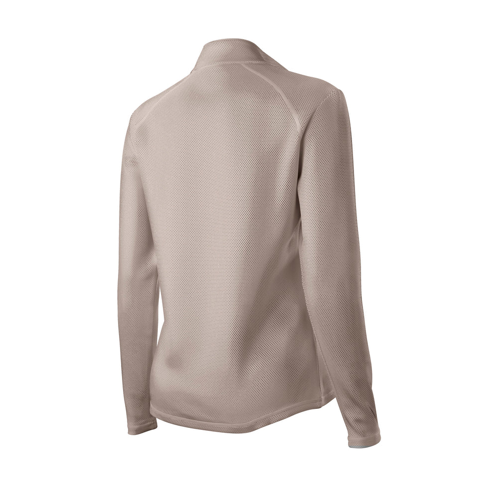 Wilson Ladies Polka Dot Thermal Tech Golf Sweater, Black