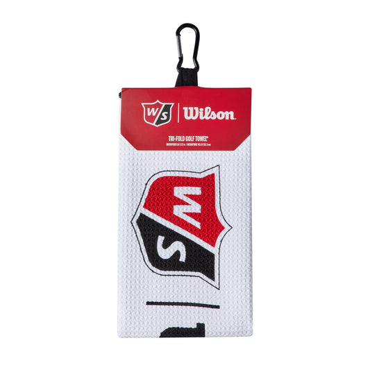 Wilson Staff Tri Fold Golf Towel, Black