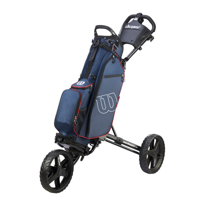 Wilson Pro Staff Golf Carry Bag, Navy/Red