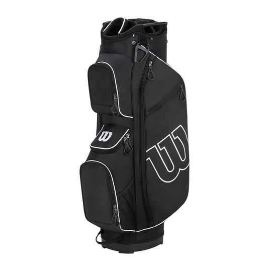 Wilson Prostaff Golf Bag Cart, Black/White