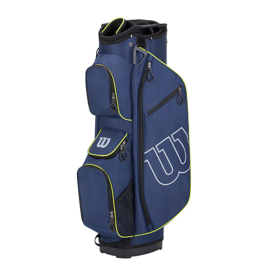 Wilson Prostaff Golf Bag Cart, Blue/Green