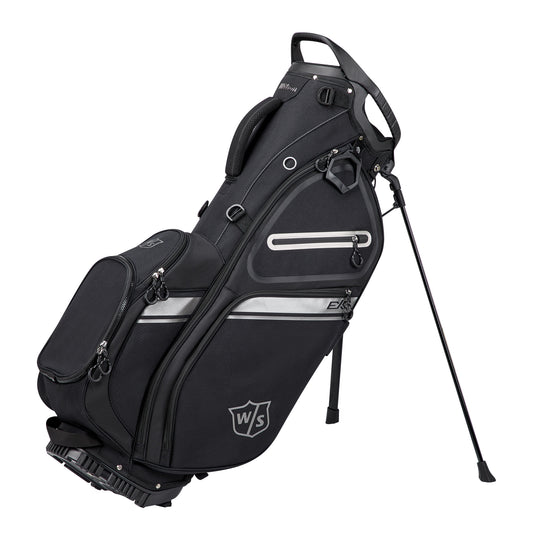 Wilson Staff Exo II Golf Carry Bag, Black/Silver