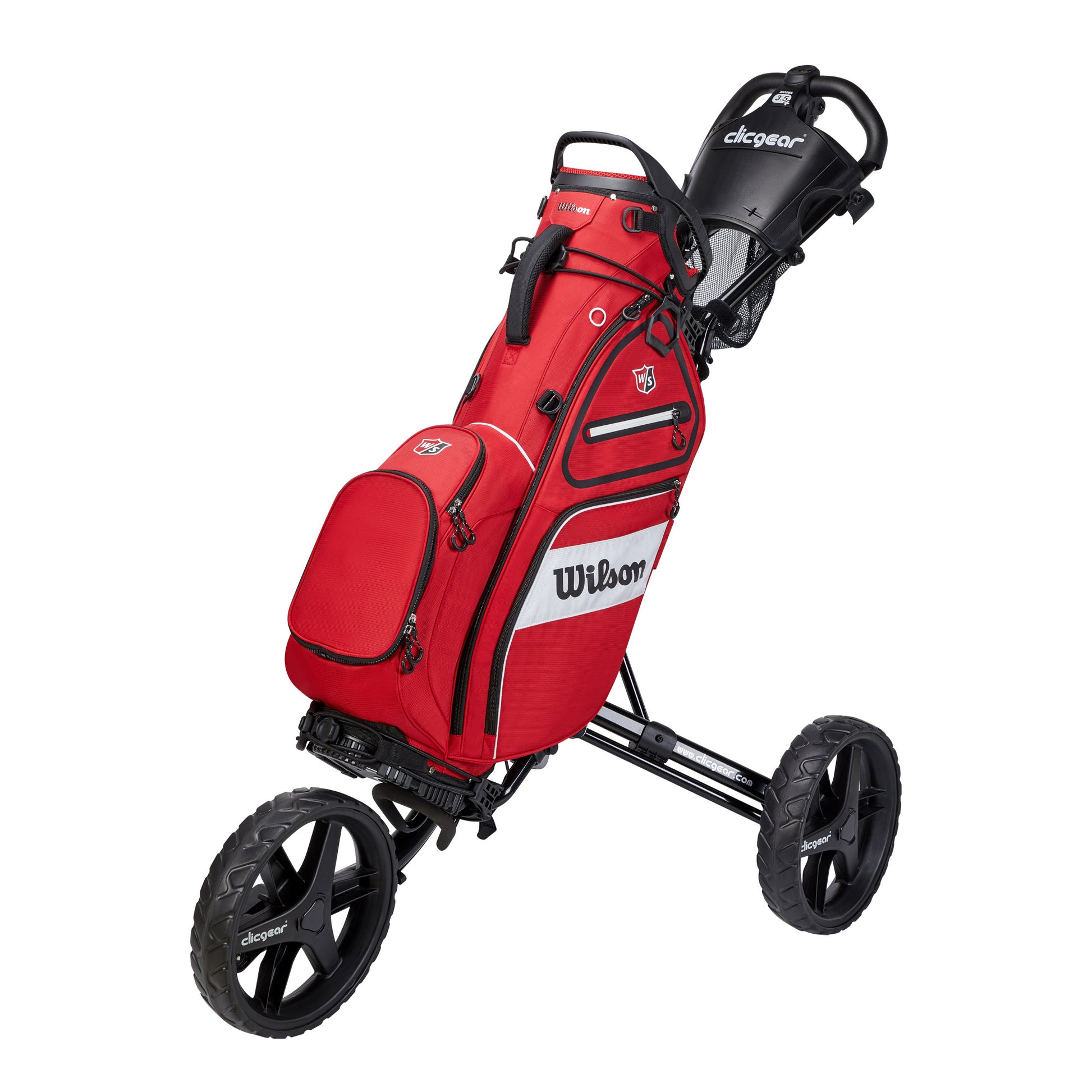 Wilson Staff Exo II Golf Carry Bag, Red