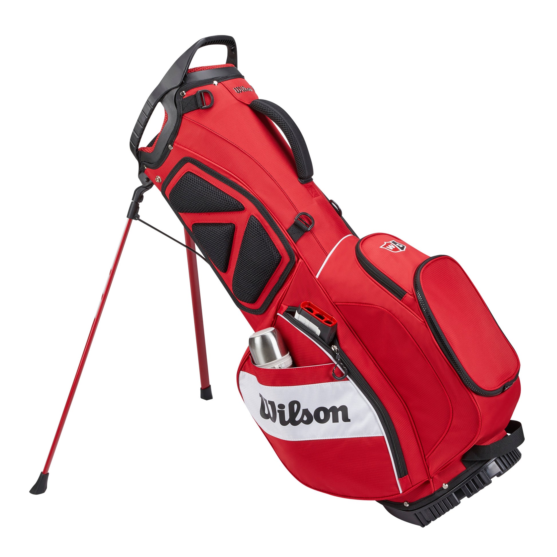 Wilson Staff Exo II Golf Carry Bag, Red