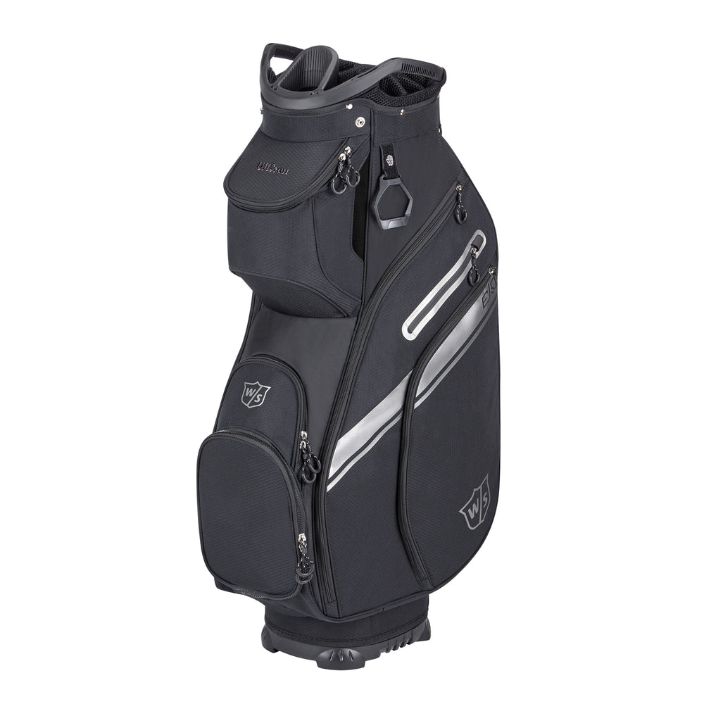 Wilson Staff Exo II Golf Bag Cart, Black/Silver