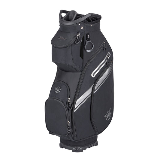Wilson Staff Exo II Golf Bag Cart, Black/Silver