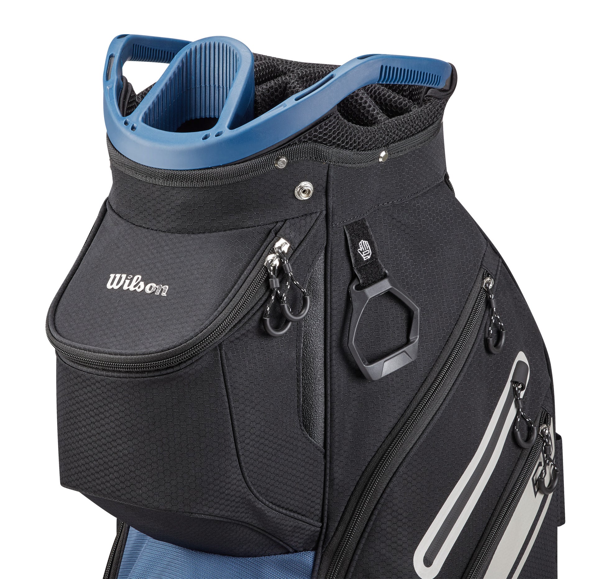 Wilson Staff Exo II Golf Bag Cart, Black/Blue