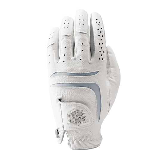 Wilson Staff Grip Plus Golf Glove, Women, White