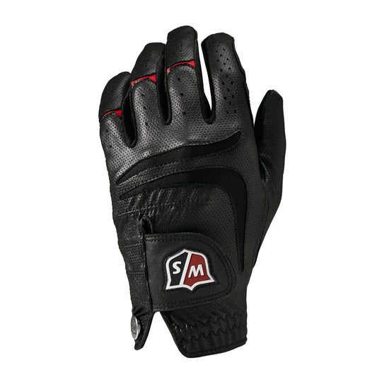Wilson Staff Grip Plus Golf Glove, Men, Black