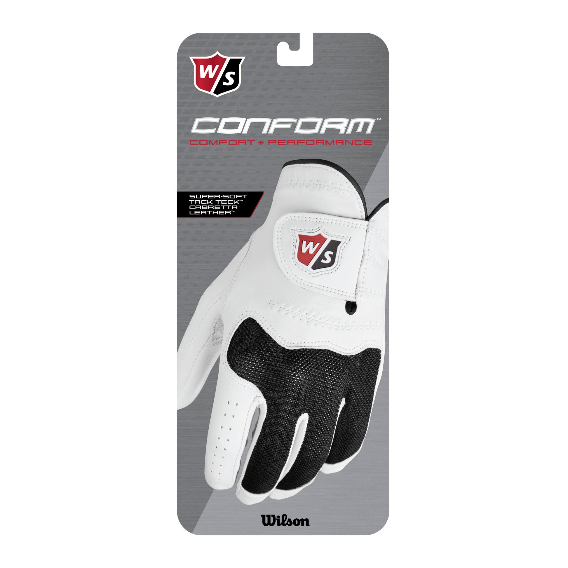Wilson Staff Conform Golf Glove, Men, White