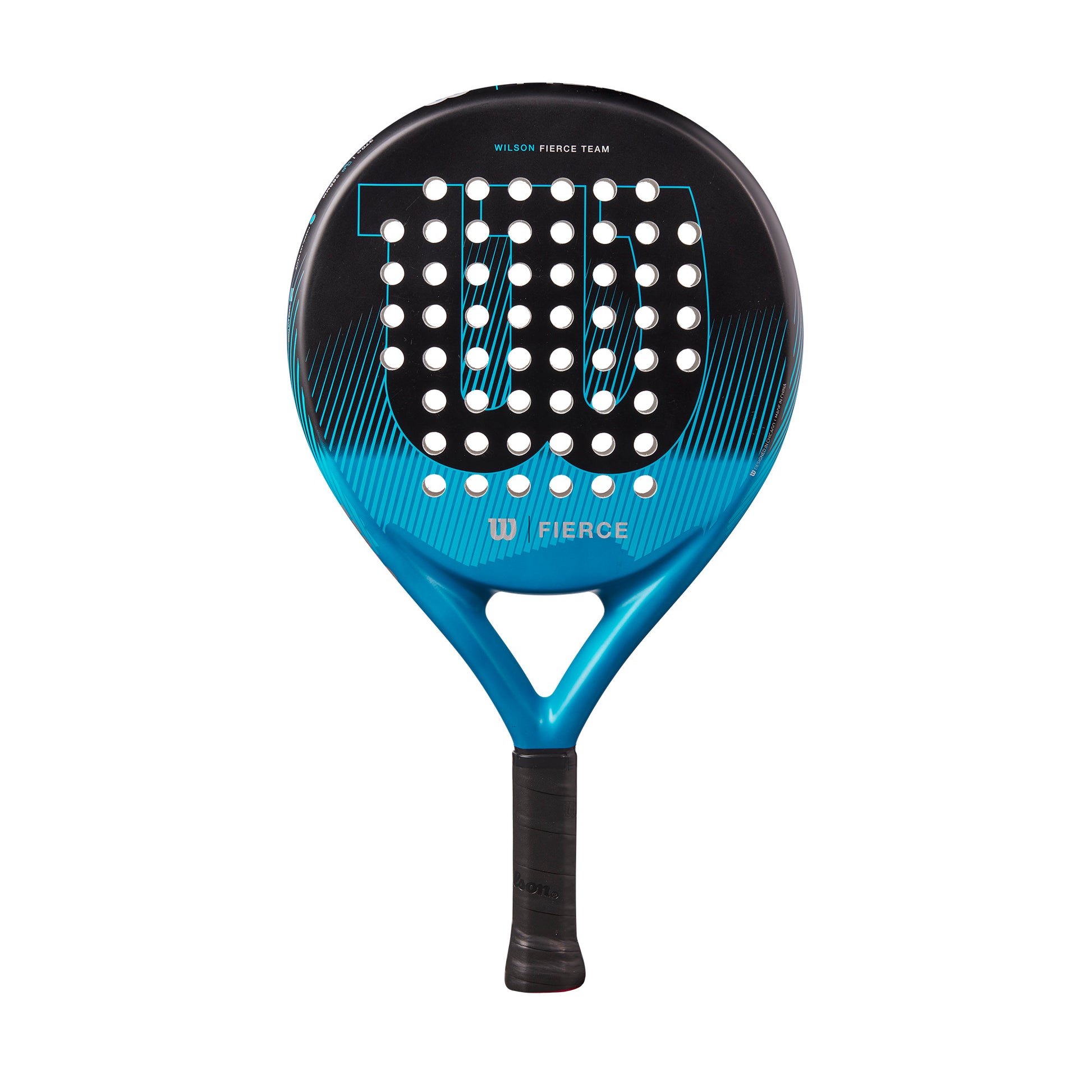 Wilson Fierce Team Padel Racket, Black/Blue