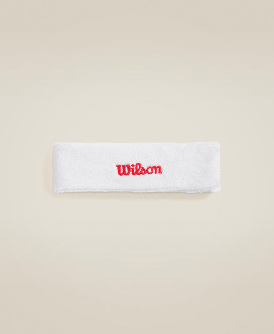 TENNIS HEADBAND - WHITE - WilsonME